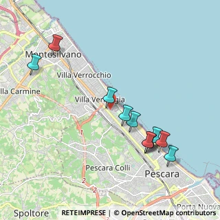 Mappa Via Serchio, 65123 Montesilvano PE, Italia (2.20636)