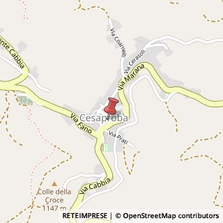 Mappa Via Aosta, 8, 67015 Cesaproba AQ, Italia, 67015 Montereale, L'Aquila (Abruzzo)