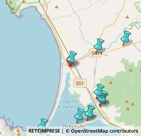 Mappa Via Lazio, 58015 Orbetello GR, Italia (5.78)
