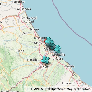 Mappa Via naz.ale, 65100 Pescara PE, Italia (6.95692)