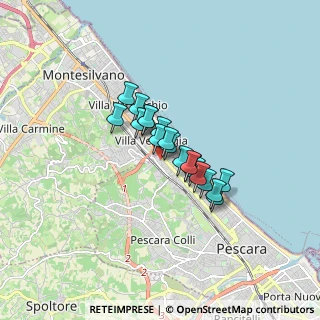 Mappa Via naz.ale, 65100 Pescara PE, Italia (1.08421)
