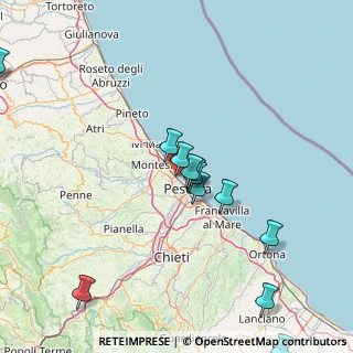 Mappa Via Antonio Caponetti, 65123 Pescara PE, Italia (25.008)