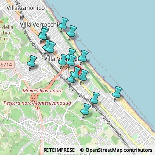 Mappa Via Antonio Caponetti, 65123 Pescara PE, Italia (0.95)