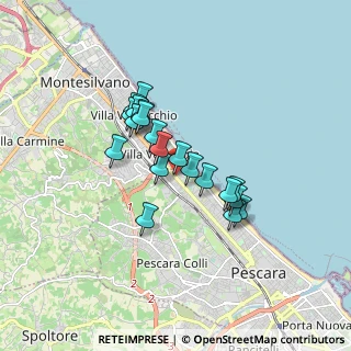 Mappa Via Antonio Caponetti, 65123 Pescara PE, Italia (1.35)