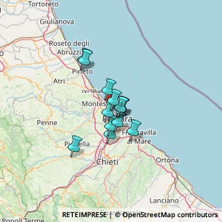 Mappa Via Pier Paolo Pasolini, 65123 Pescara PE, Italia (8.40077)