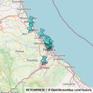 Mappa Via Pier Paolo Pasolini, 65123 Pescara PE, Italia (8.13)