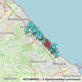 Mappa Via Pier Paolo Pasolini, 65123 Pescara PE, Italia (1.1685)