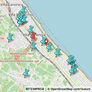 Mappa Via Pier Paolo Pasolini, 65123 Pescara PE, Italia (1.393)