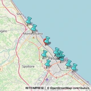 Mappa Via Pier Paolo Pasolini, 65123 Pescara PE, Italia (4.09182)