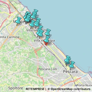 Mappa Via Carlo Alberto dalla Chiesa, 65123 Pescara PE, Italia (2.342)