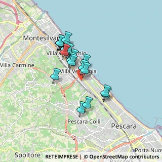 Mappa Via Carlo Alberto dalla Chiesa, 65123 Pescara PE, Italia (1.507)