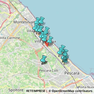 Mappa Via Carlo Alberto dalla Chiesa, 65123 Pescara PE, Italia (1.5305)