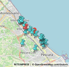 Mappa Viale della Riviera, 65100 Pescara PE, Italia (1.5545)