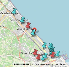 Mappa Viale della Riviera, 65100 Pescara PE, Italia (2.62222)