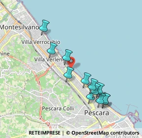 Mappa Viale della Riviera, 65100 Pescara PE, Italia (1.95667)