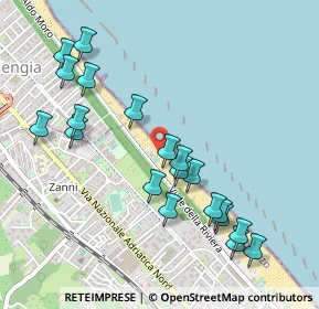 Mappa Viale della Riviera, 65100 Pescara PE, Italia (0.556)