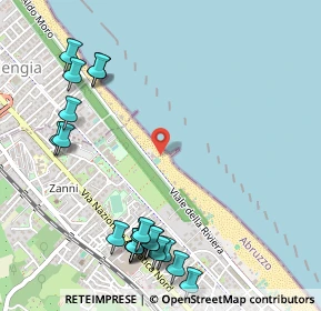 Mappa Viale della Riviera, 65100 Pescara PE, Italia (0.702)