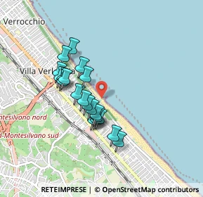 Mappa Viale della Riviera, 65100 Pescara PE, Italia (0.742)
