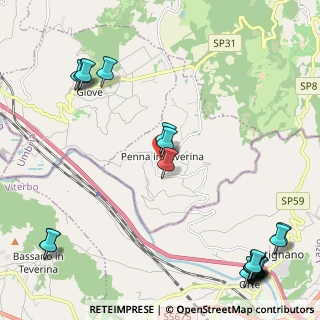 Mappa Borgo Garibaldi, 05028 Penna In Teverina TR, Italia (3.4095)