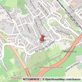 Mappa Via Giardino degli Aranci, 32, 65015 Montesilvano, Pescara (Abruzzo)