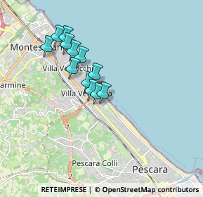 Mappa Via Agostinone, 65015 Montesilvano PE, Italia (1.495)