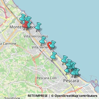 Mappa Via Agostinone, 65015 Montesilvano PE, Italia (2.47412)