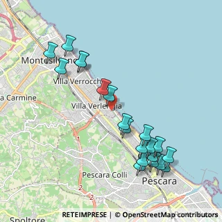 Mappa Via Agostinone, 65015 Montesilvano PE, Italia (2.311)