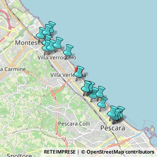 Mappa Via Agostinone, 65015 Montesilvano PE, Italia (2.235)