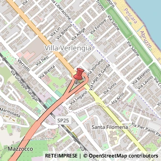 Mappa Corso Umberto 1, 658, 65015 Montesilvano, Pescara (Abruzzo)