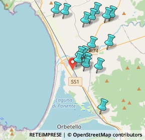 Mappa SS 1, 58015 Orbetello GR, Italia (3.96125)