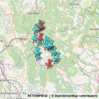 Mappa Poggio Bustone, 02018 Poggio Bustone RI, Italia (10.0545)