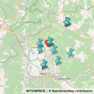 Mappa Poggio Bustone, 02018 Poggio Bustone RI, Italia (6.58)