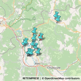 Mappa Poggio Bustone, 02018 Poggio Bustone RI, Italia (7.20813)