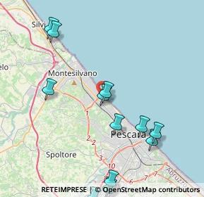 Mappa Via Lago Trasimeno, 65015 Montesilvano PE, Italia (5.09917)