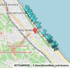 Mappa Via Lago Trasimeno, 65015 Montesilvano PE, Italia (1.003)