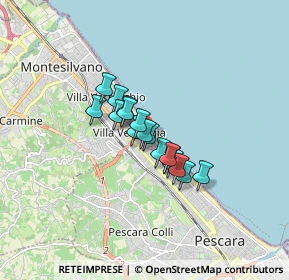 Mappa Via Lago Trasimeno, 65015 Montesilvano PE, Italia (1.04647)