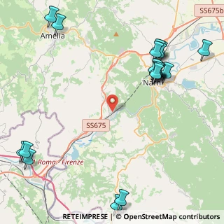 Mappa Via Ortana, 05035 Narni TR, Italia (6.005)