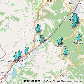 Mappa Via Ortana, 05035 Narni TR, Italia (2.9175)