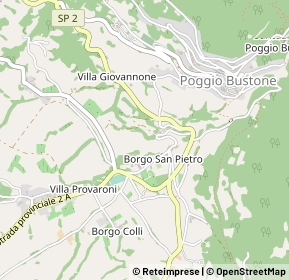 Mappa 02018 Poggio Bustone RI, Italia (0.41923)