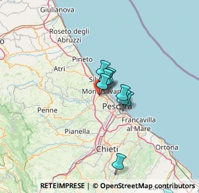 Mappa Via Prampolini, 65015 Montesilvano PE, Italia (16.17)