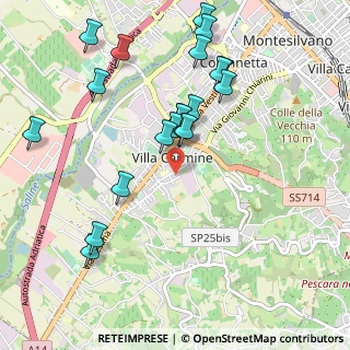 Mappa Via Prampolini, 65015 Montesilvano PE, Italia (1.102)
