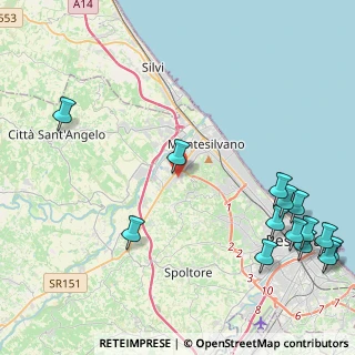 Mappa Via Prampolini, 65015 Montesilvano PE, Italia (6.31071)