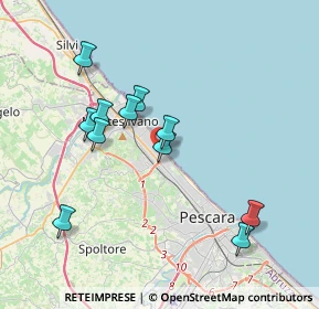 Mappa Via Trigno, 65015 Montesilvano PE, Italia (3.73545)