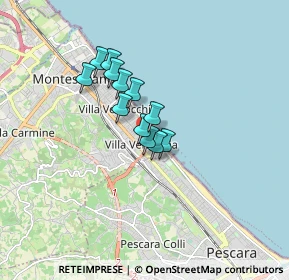 Mappa Via Trigno, 65015 Montesilvano PE, Italia (1.14)
