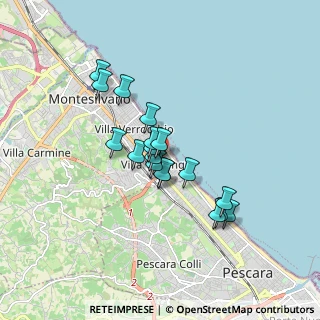 Mappa Via Trigno, 65015 Montesilvano PE, Italia (1.37333)