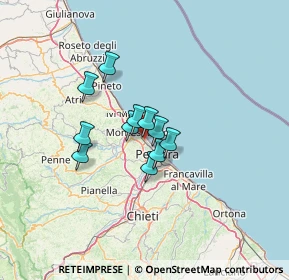 Mappa SS Adriatica, 65015 Montesilvano PE, Italia (8.87909)