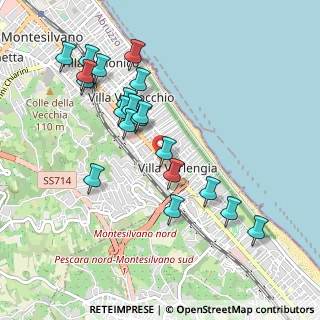 Mappa SS Adriatica, 65015 Montesilvano PE, Italia (1.023)