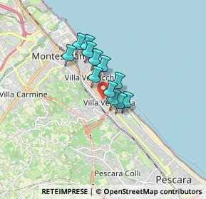 Mappa SS Adriatica, 65015 Montesilvano PE, Italia (1.09167)