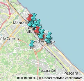 Mappa SS Adriatica, 65015 Montesilvano PE, Italia (1.0955)