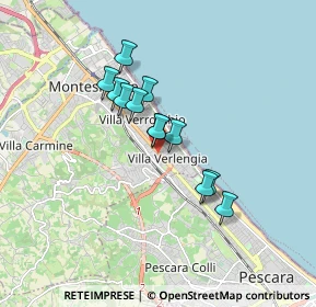 Mappa SS Adriatica, 65015 Montesilvano PE, Italia (1.33333)